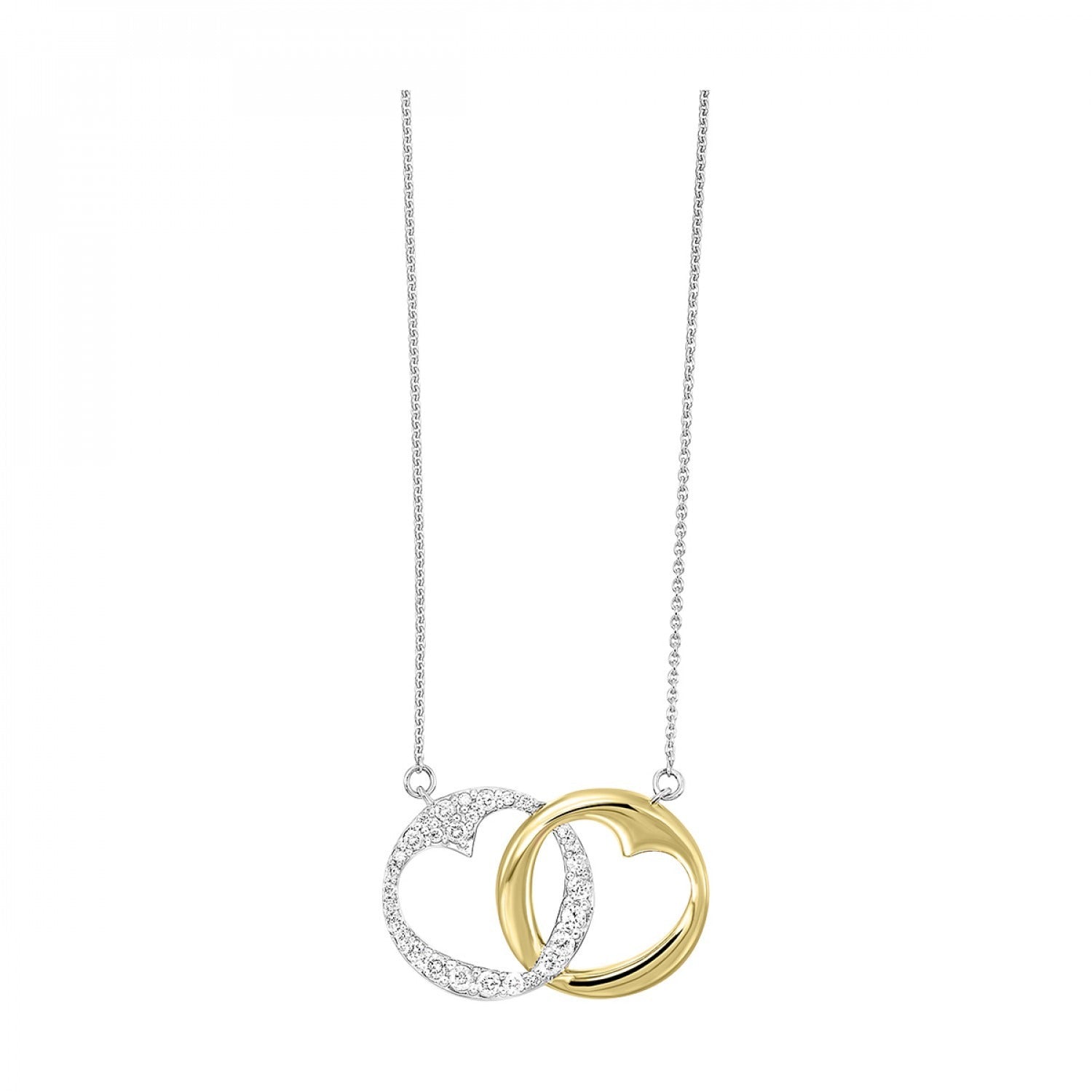 10KY/SS T=1/5CT DIA HEART PEND