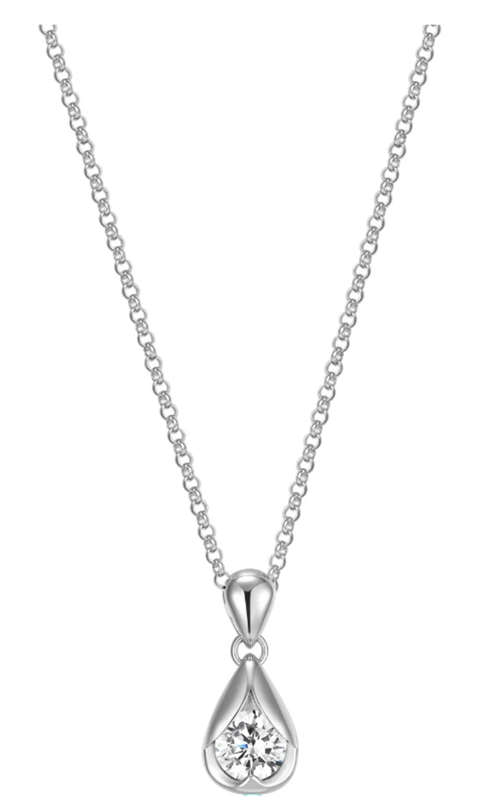 ELLE TEARDROP PENDANT NECKLACE