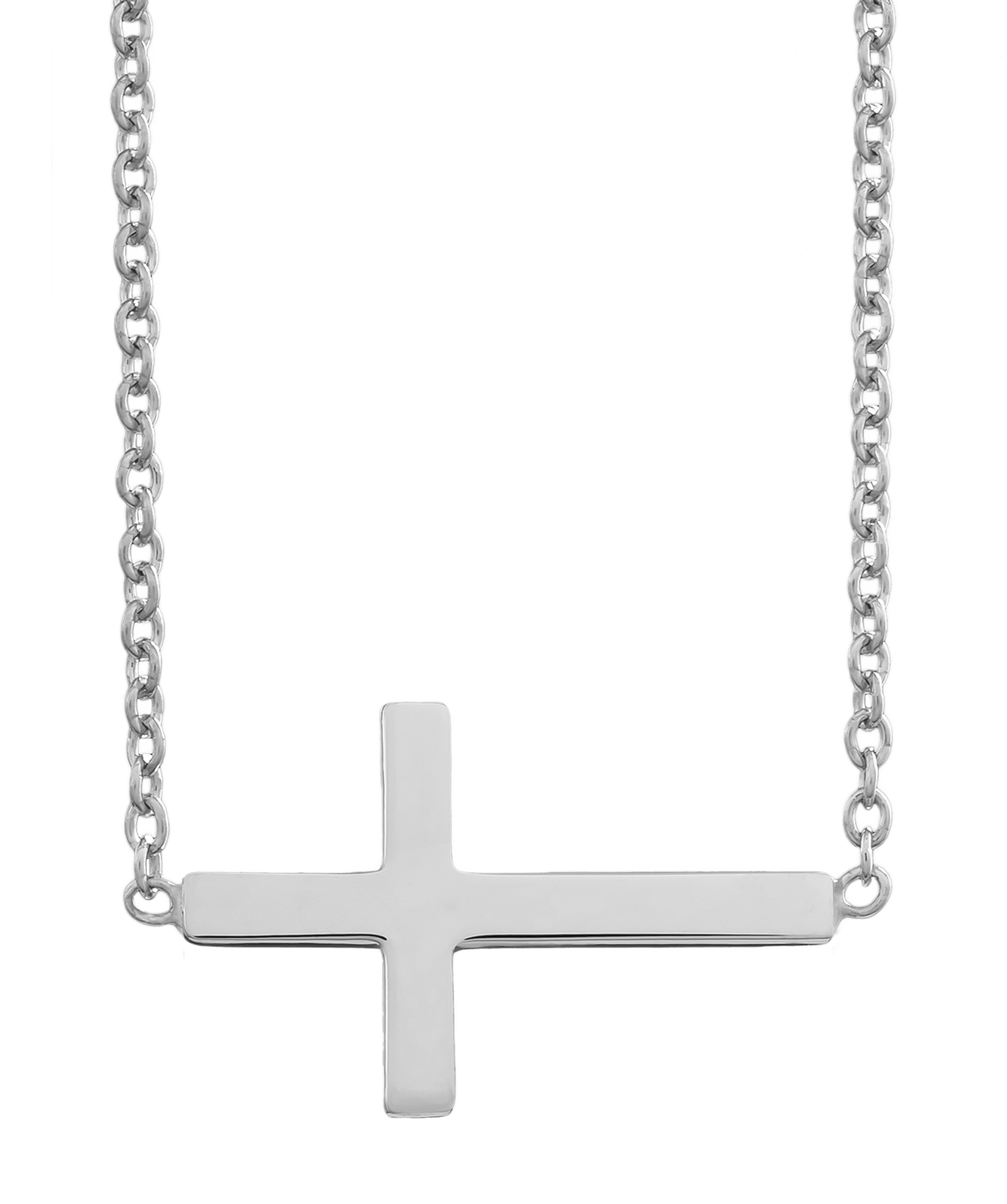 Marathon Sideway Cross Pendant