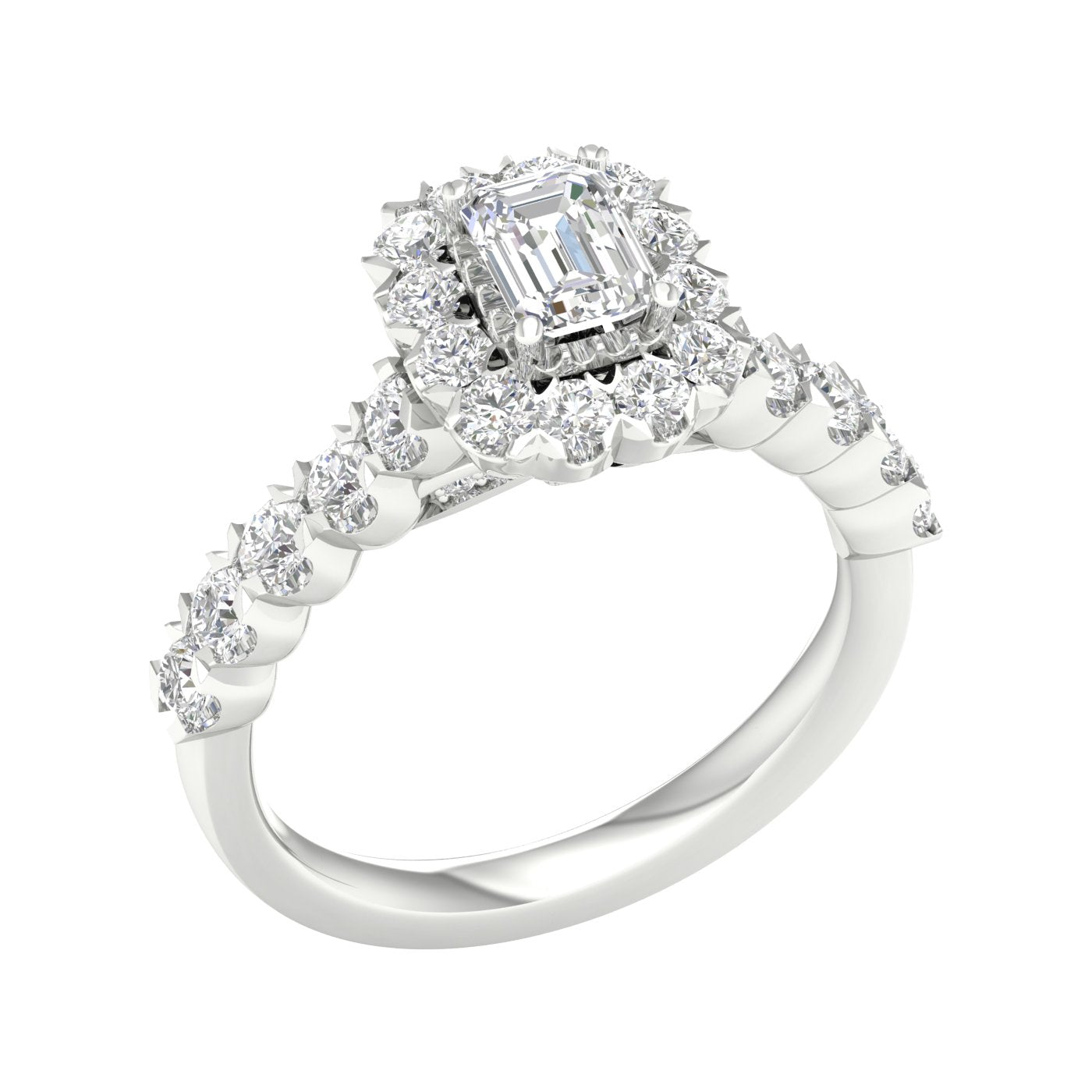 Halo Engagement Ring
