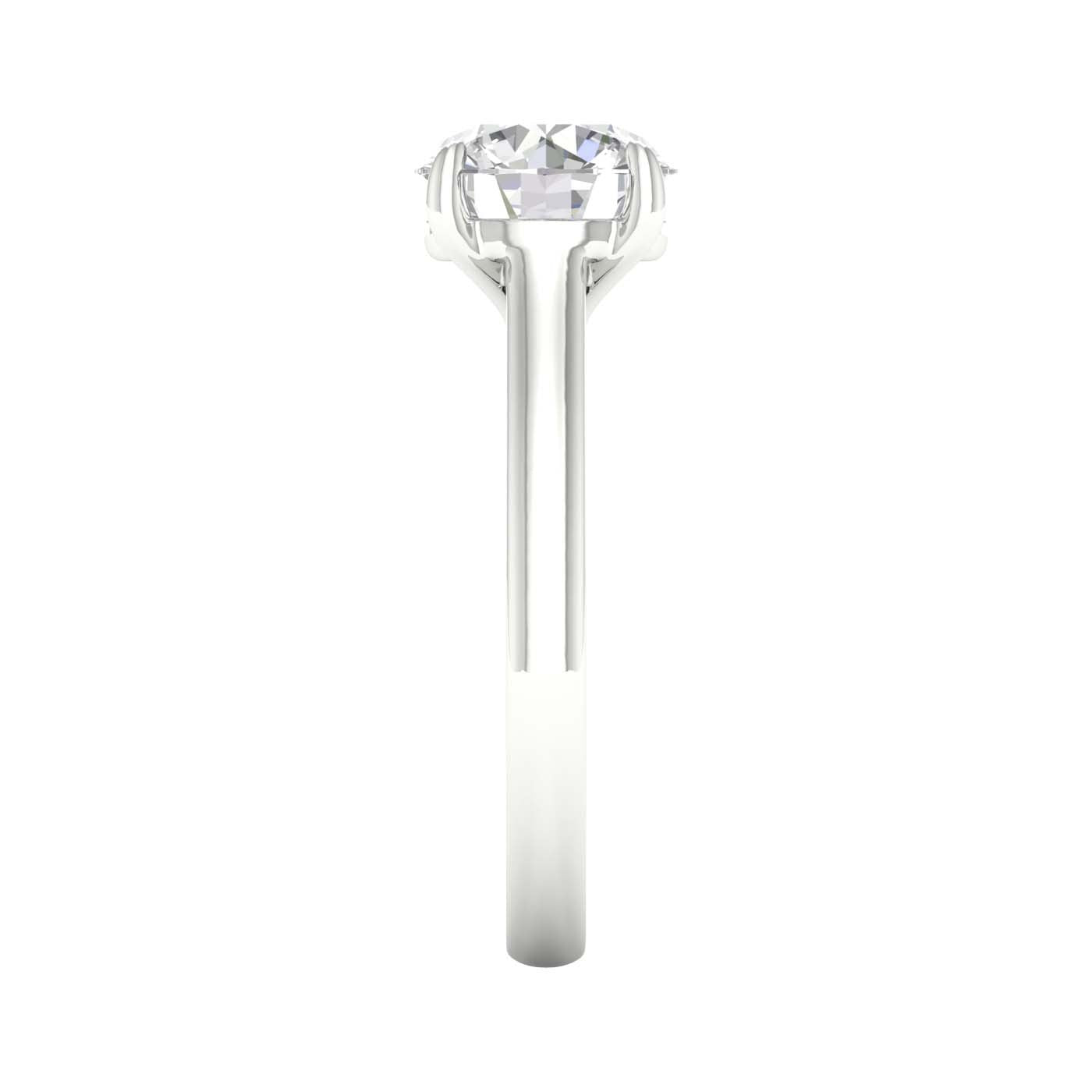 Lab Grown Solitaire Engagement Ring