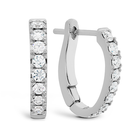 Hearts on Fire Mini Hoop Graduated Earrings