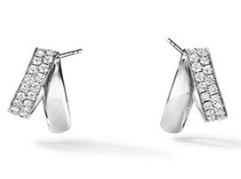 Hearts on Fire Inside Out Spiral Diamond Earrings