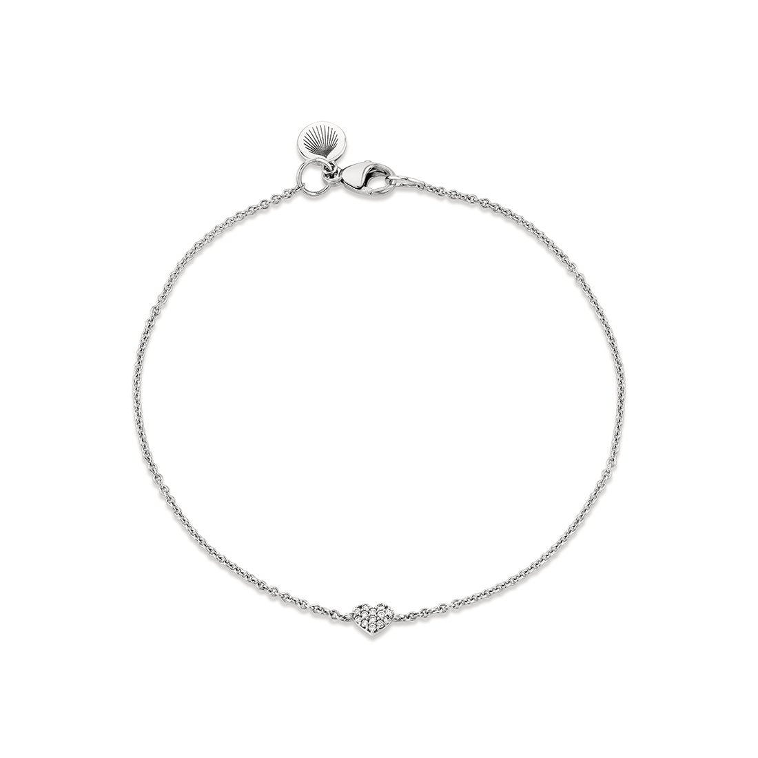 Diamond  Heart Bracelet