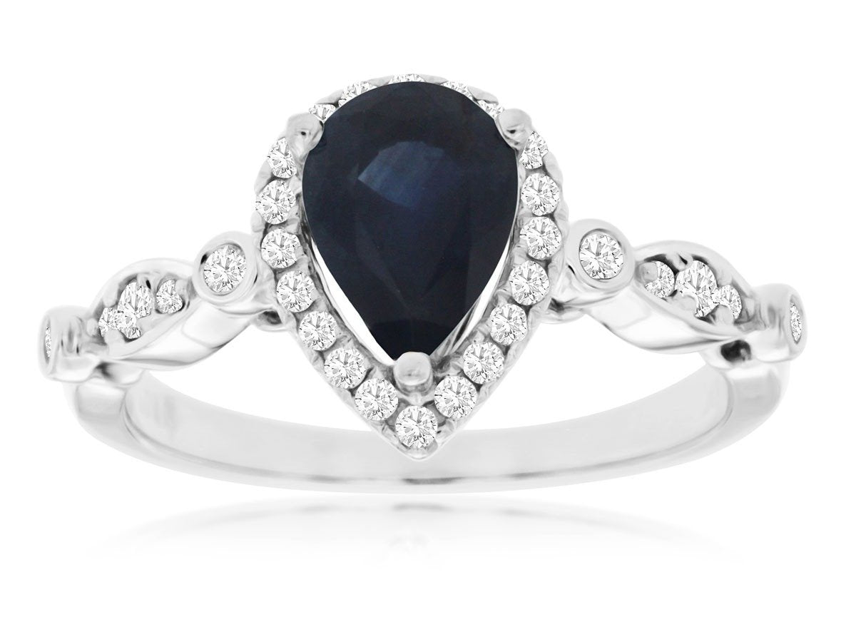Sapphire & Diamond Ring
