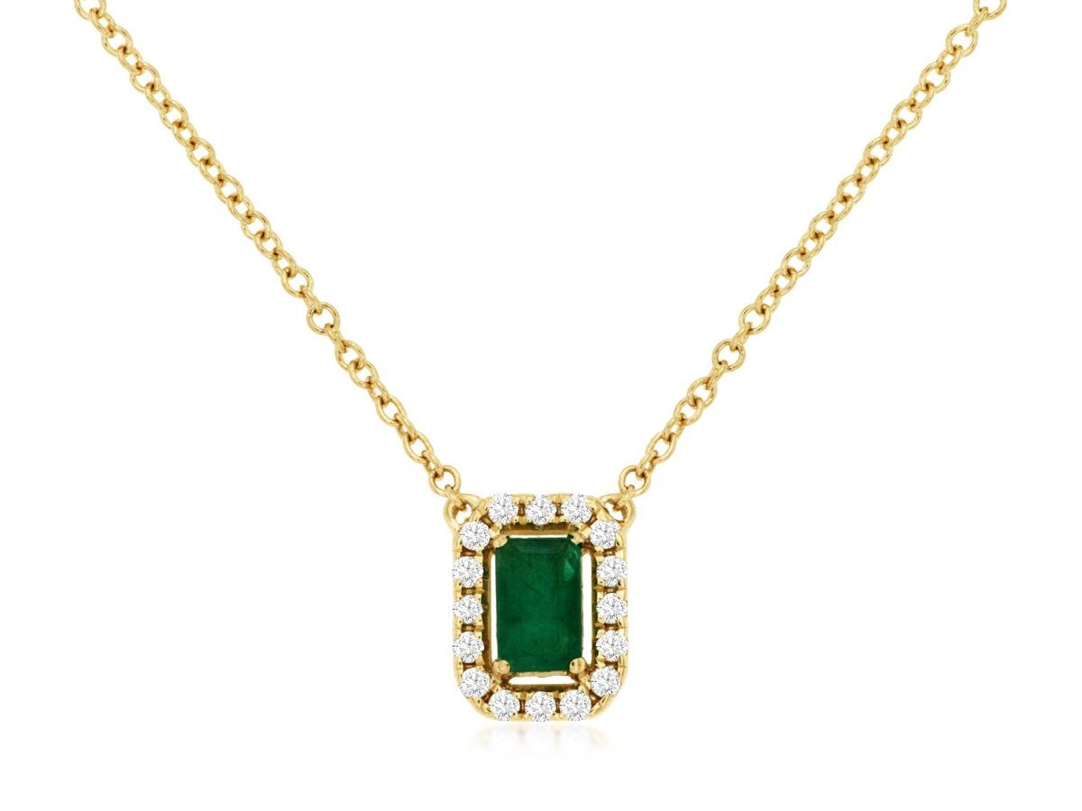 Emerald & Diamond Pendant