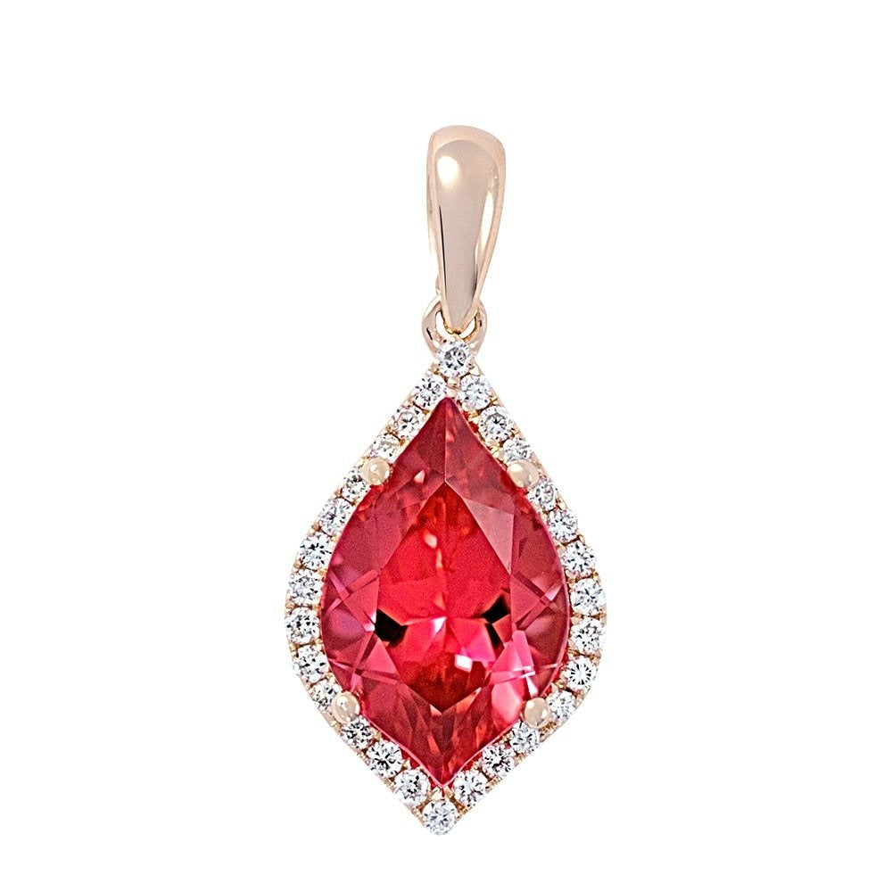 Chatham Padparadscha Pendant