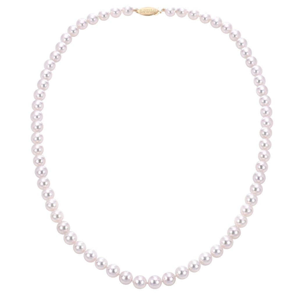 14KT "A" Quality Akoya Pearl Strand