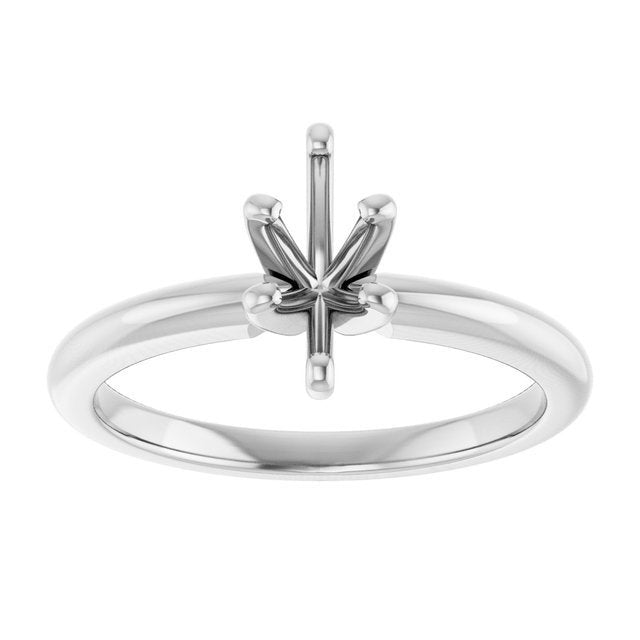 Marquise Solitaire Engagement Ring Mounting
