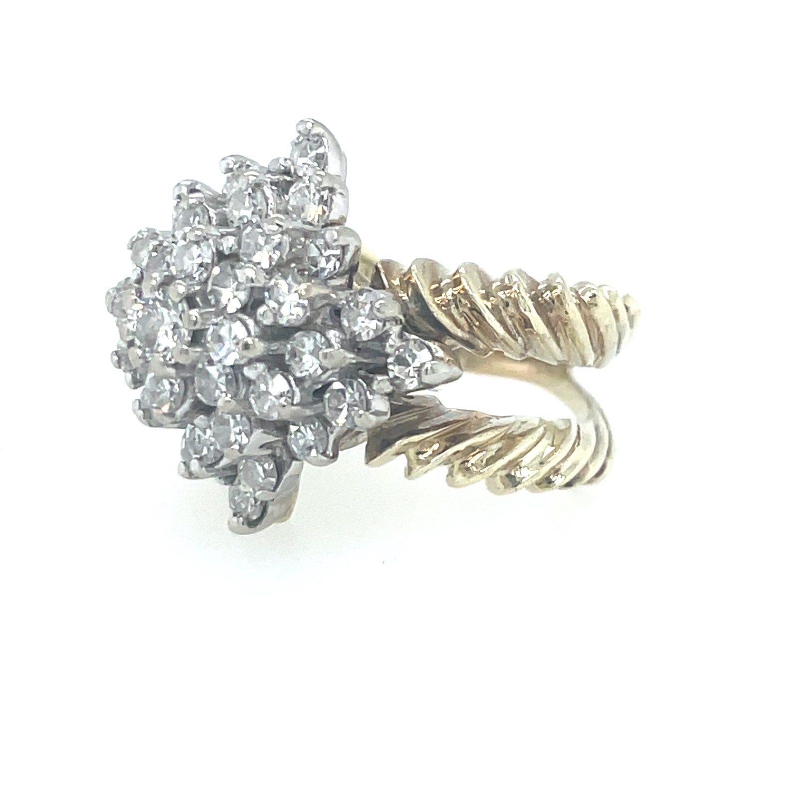 Diamond Cluster Ring
