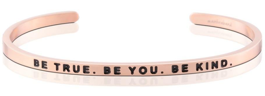 Be True. Be You. Be Kind. Mantra Bracelet