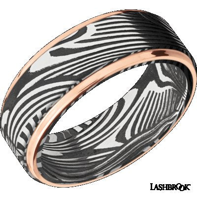 Damascus Wedding Band