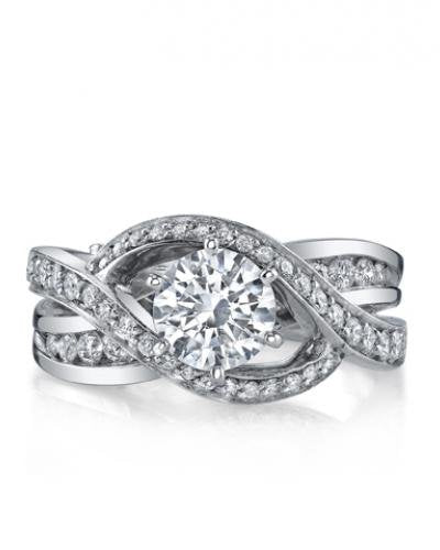 Bedazzle Semi Mount Engagement Ring