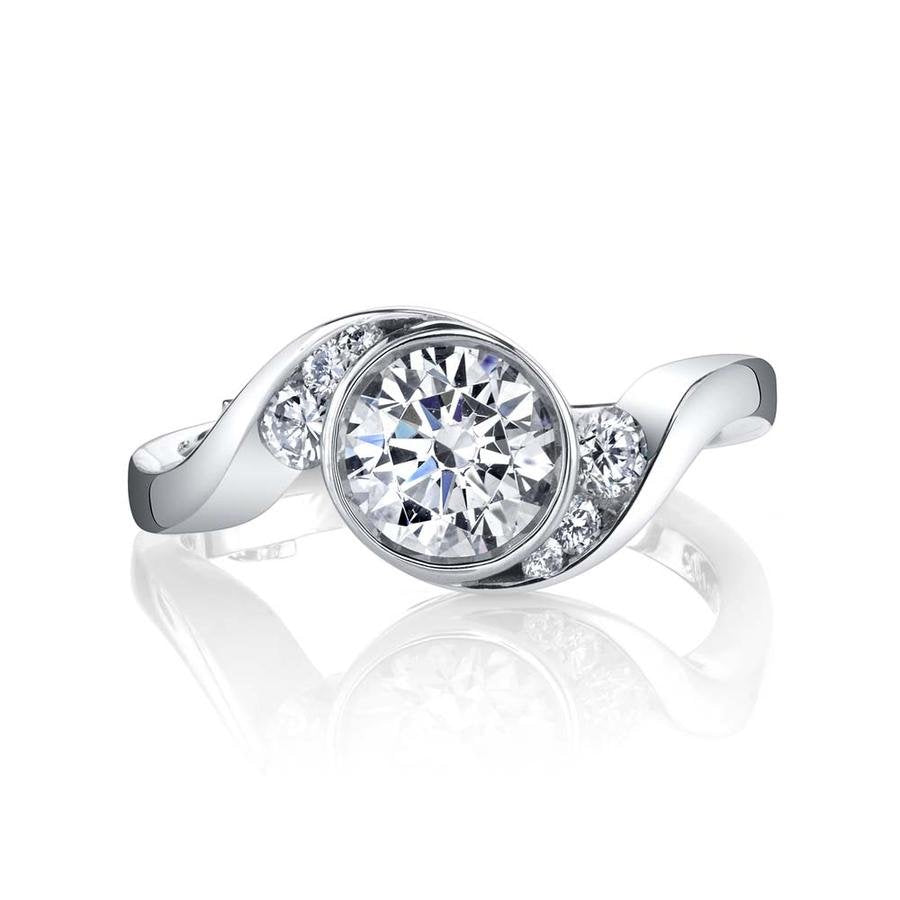 Celestial Semi Mount Engagement Ring