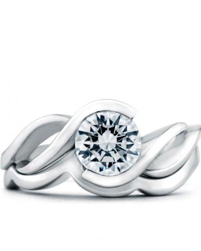 Fire Wedding Band