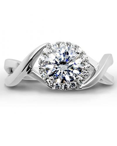 Aura Semi Mount Engagement Ring