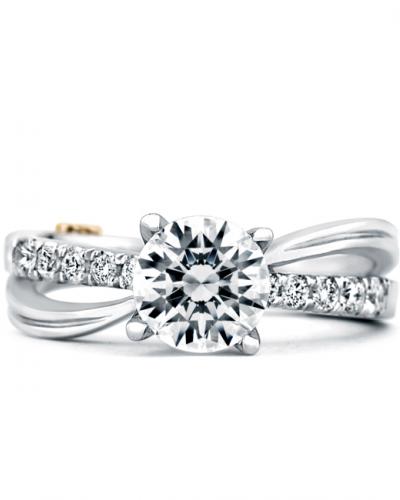 Surge Semi Mount Engagement Ring