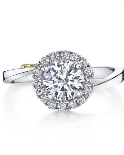 Angelic Semi Mount Engagement Ring