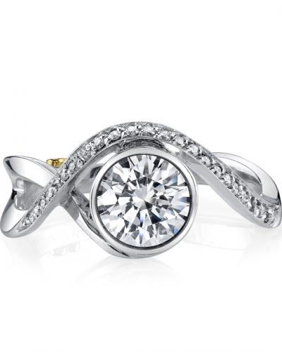 Aurora Semi Mount Engagement Ring