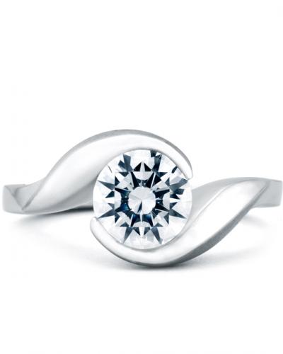 Lilac Semi Mount Engagement Ring