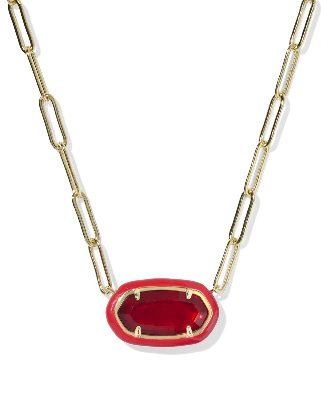 Kendra Scott Elisa Paperclip Necklace