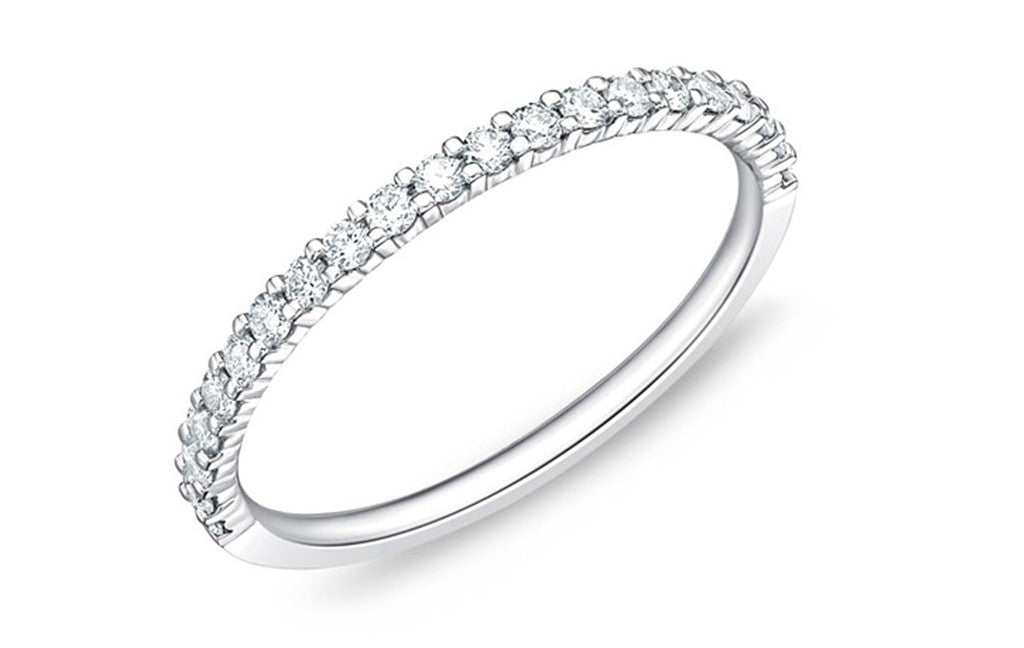 Petite Prong 21 Stone Diamond Band