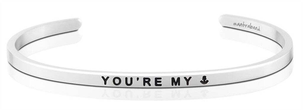 You're My Anchor Bangle Bracelet