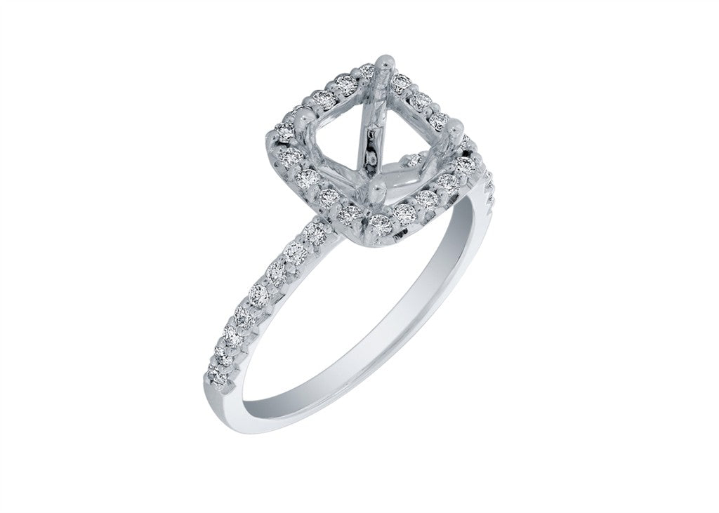 Diamond Semi Mount Engagement Ring