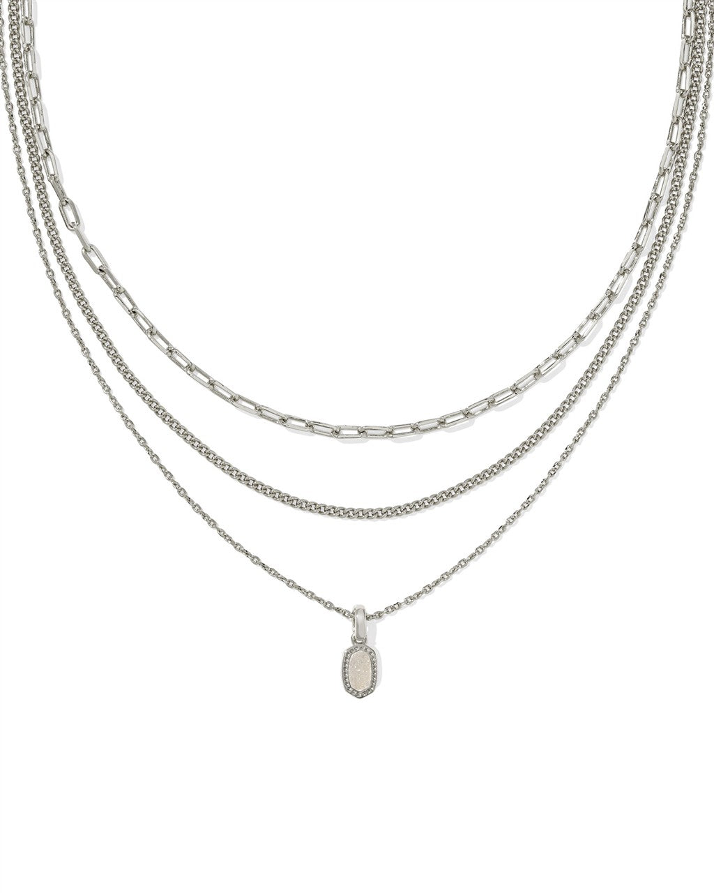 Kendra Scott Mini Elisa Triple Strand Necklace