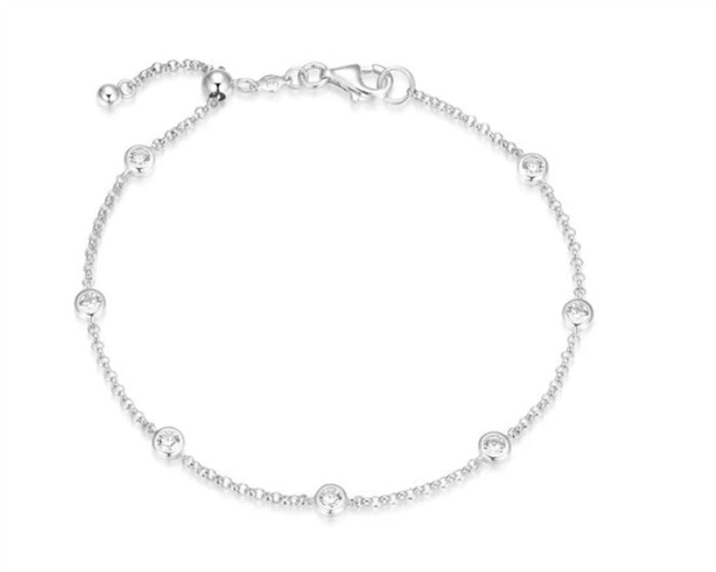 Essentials Small Station Diamond Bracelet