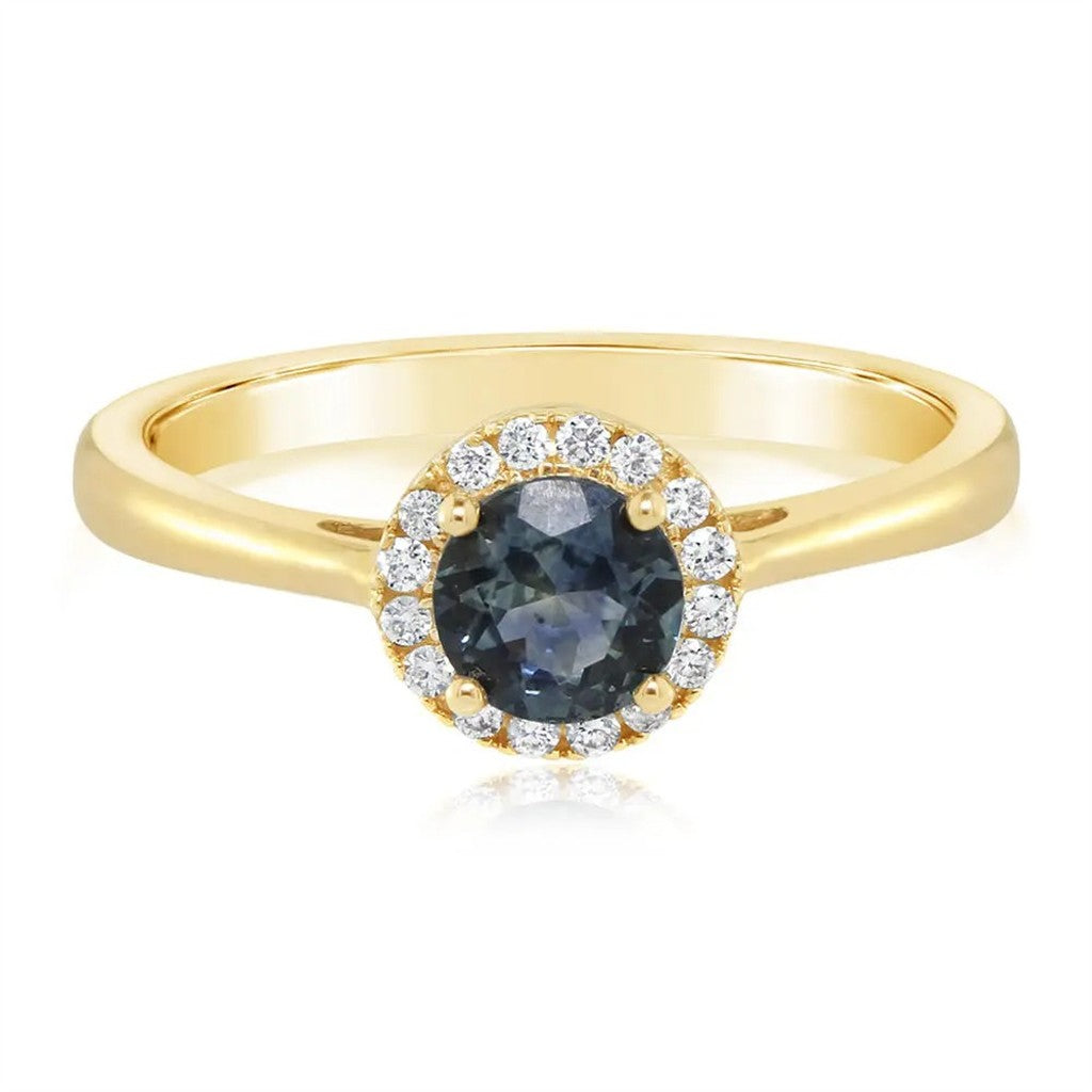 Montana Sapphire & Diamond Ring
