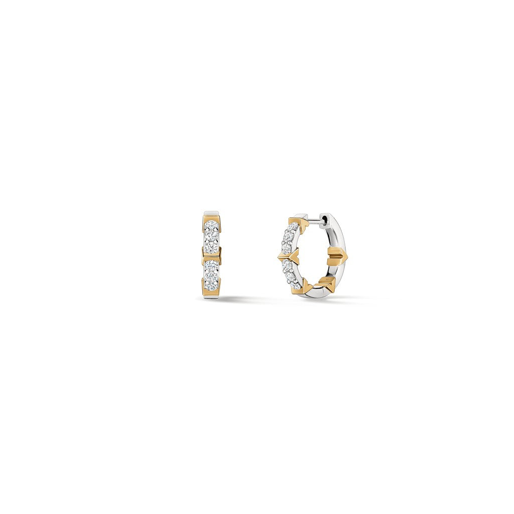 Hearts On Fire Copley Pave Diamond Hoop Earrings