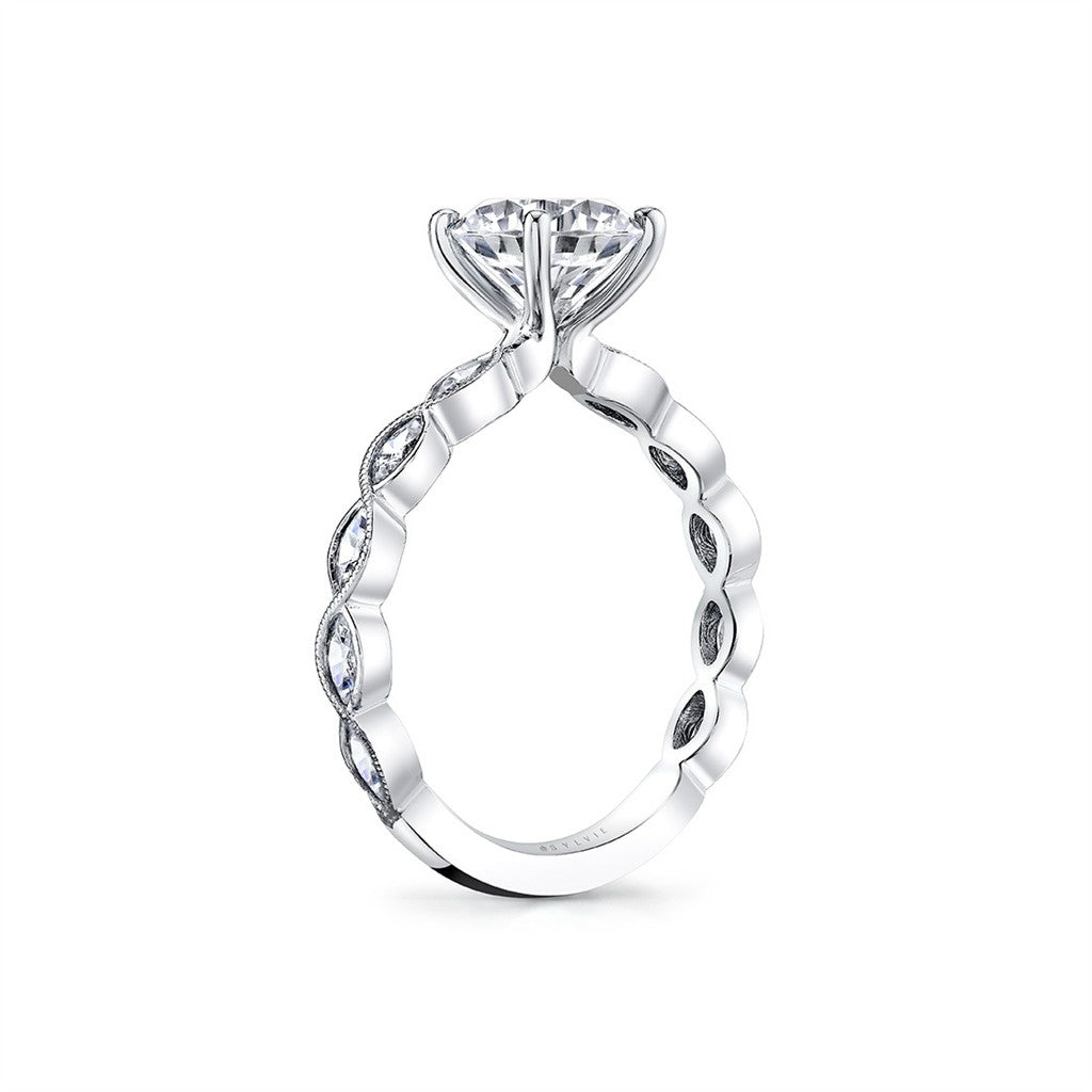 Tulira Leaf Inspired Engagement Ring - Ivy