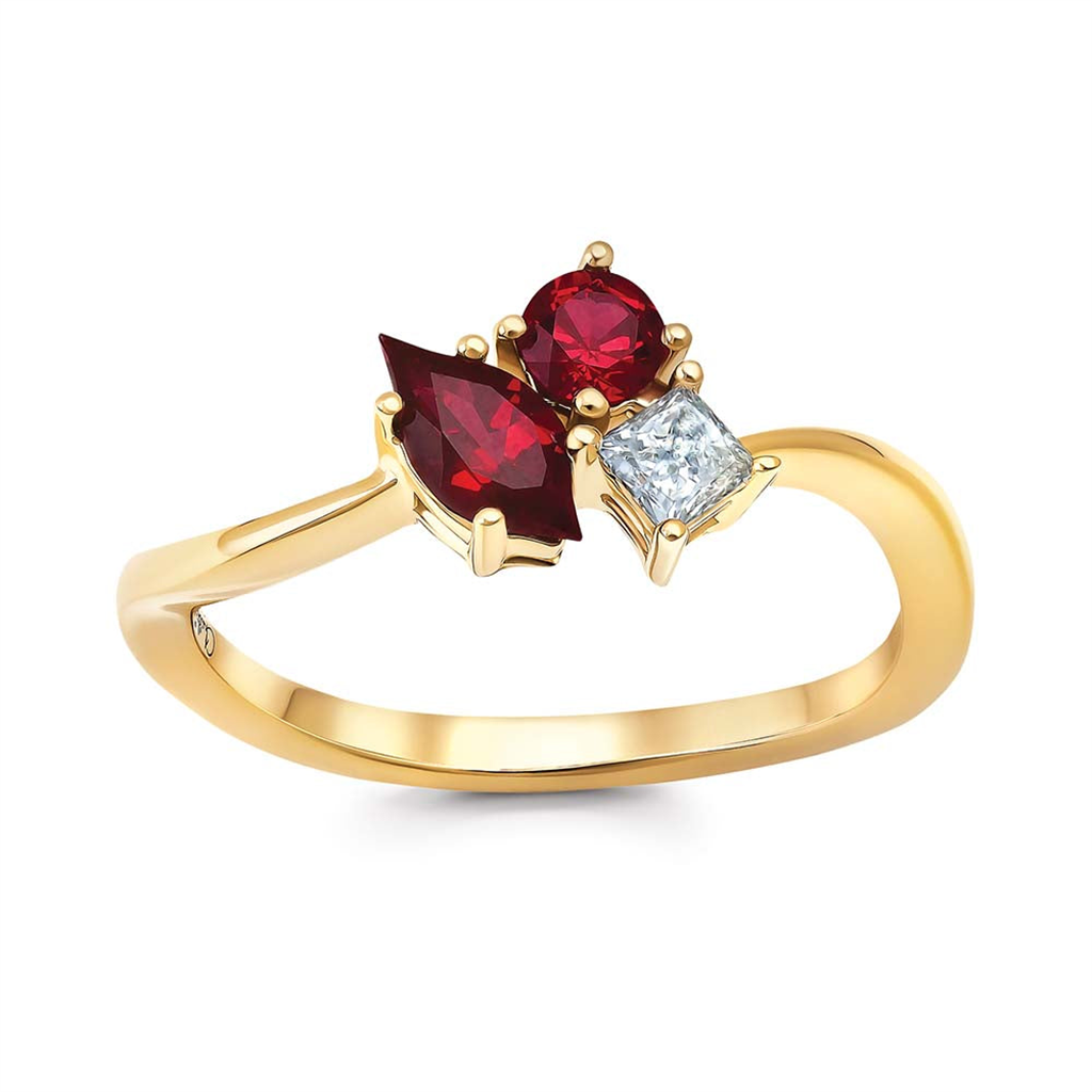 Diamond and Ruby Ring