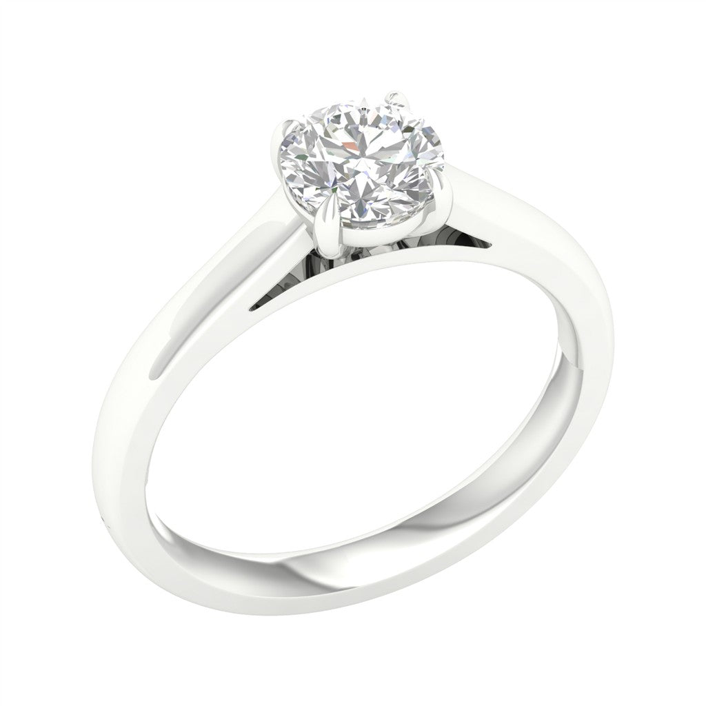 Lab Grown Diamond Solitaire Engagement Ring