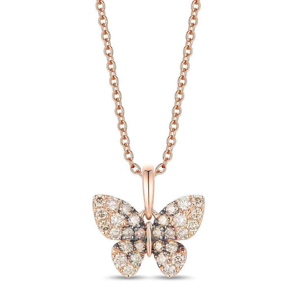 LeVian Diamond Butterfly Pendant