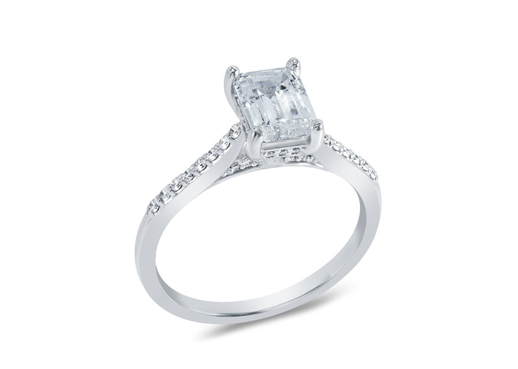Diamond Semi Mount Engagement Ring