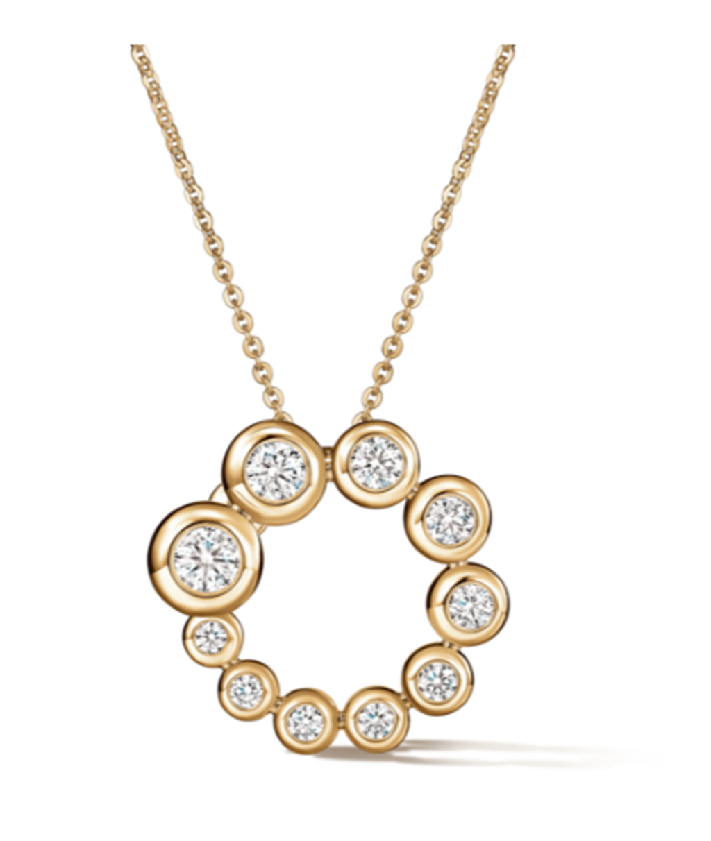 Hearts On Fire Dream Circle Pendant Necklace