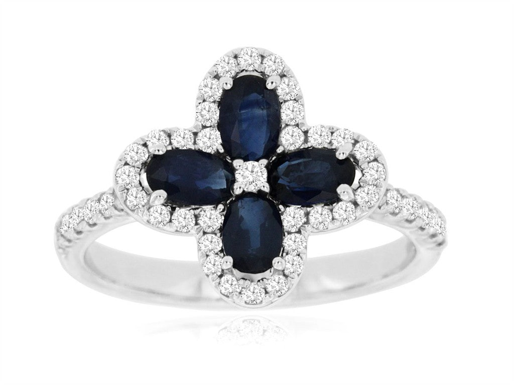 Sapphire & Diamond Ring