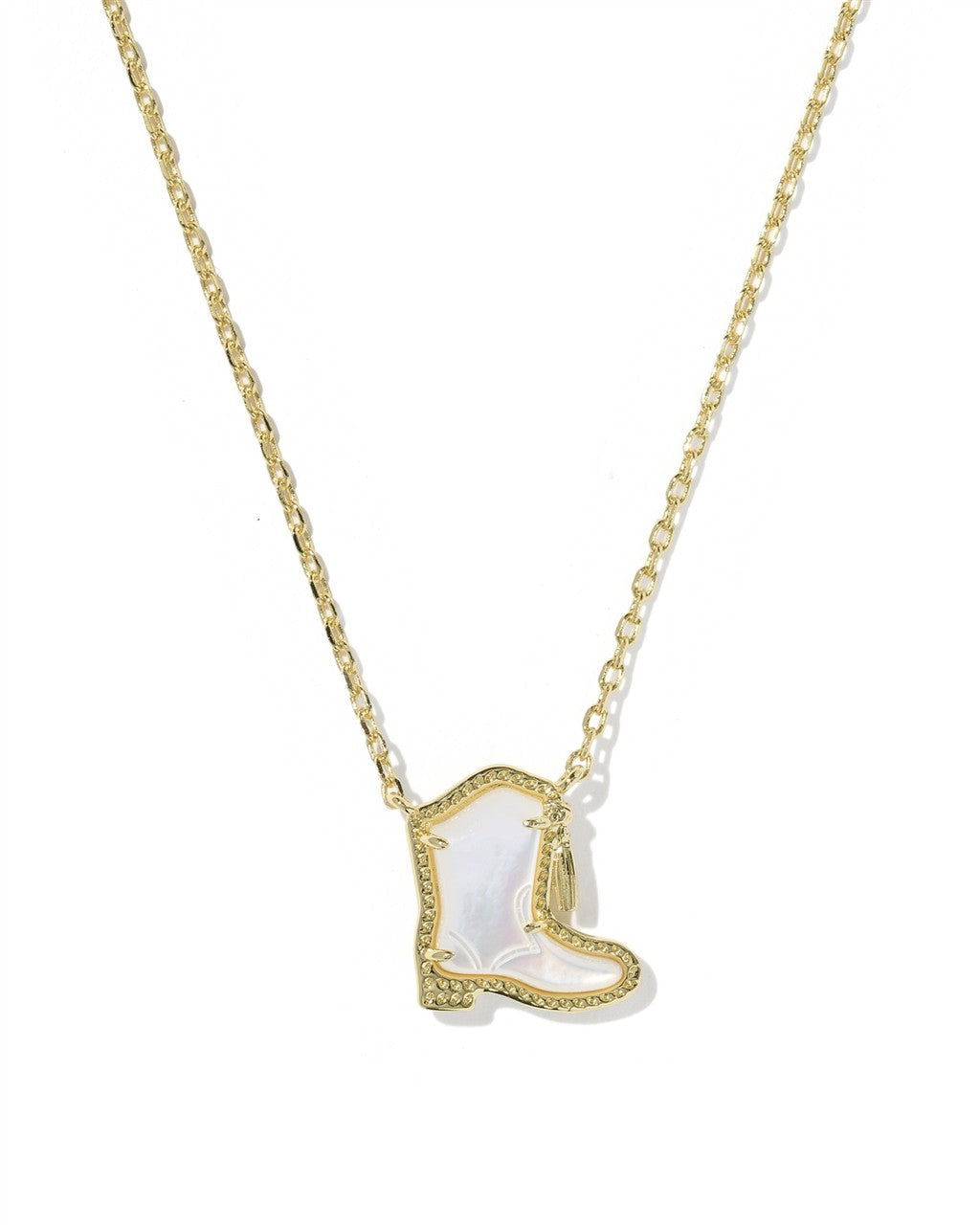 Drill Team Boot Short Pendant Necklace