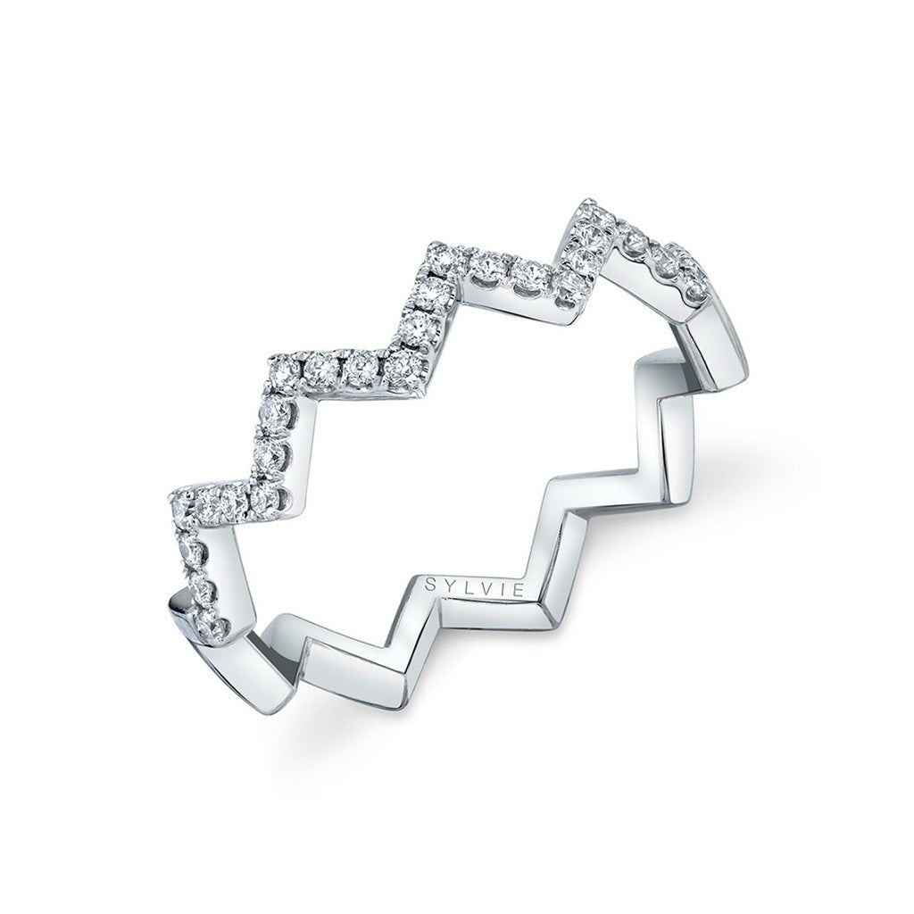 Modern Unique Wedding Band