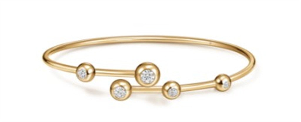 Hearts On Fire Dream Floating Flexi Bangle