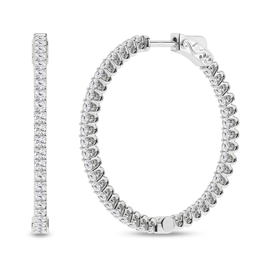 Lab Grown Diamond Hoops