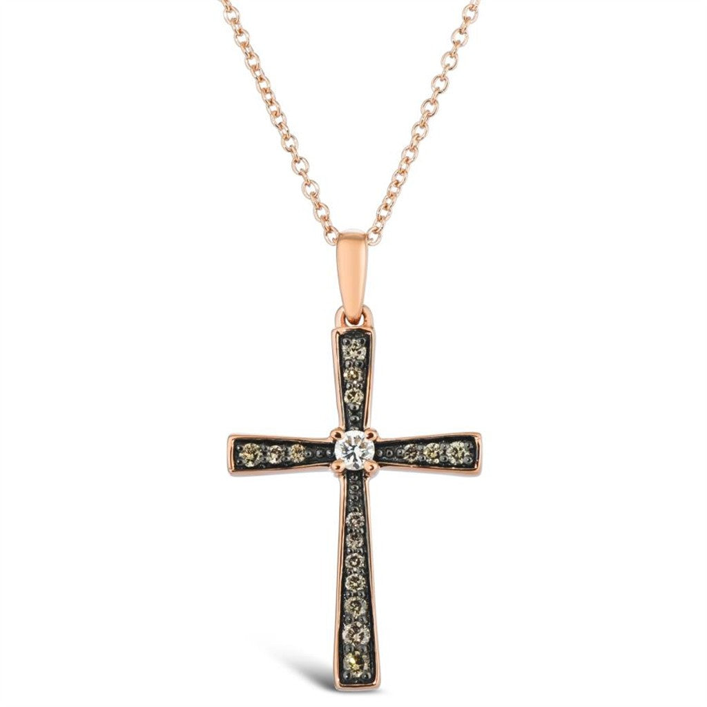 LeVian Diamond Cross Pendant