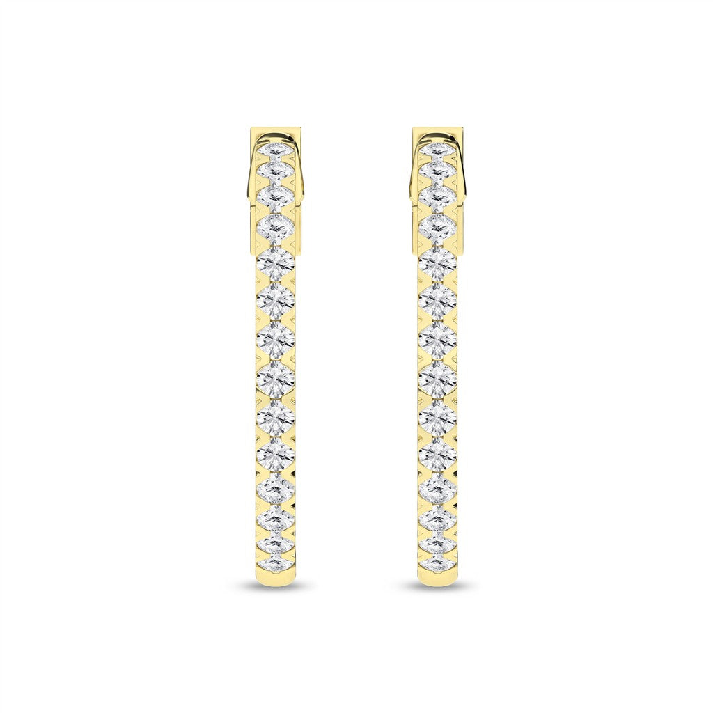 Lab Grown Diamond Hoops