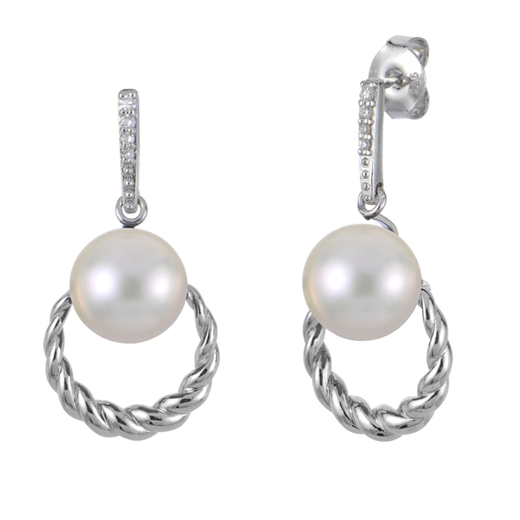 Sterling Silver Freshwater Pearl Earrings