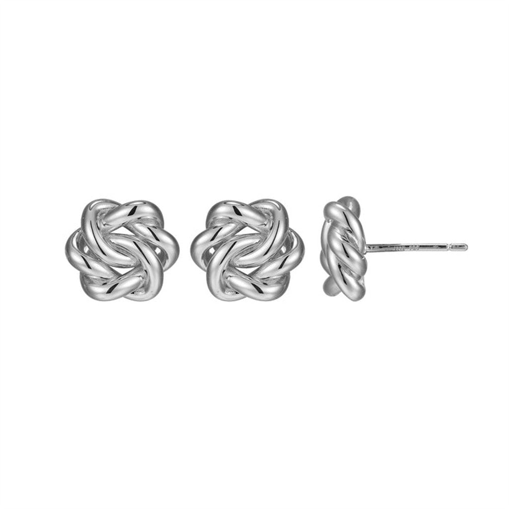 Elle Eternal Knot Stud Earrings