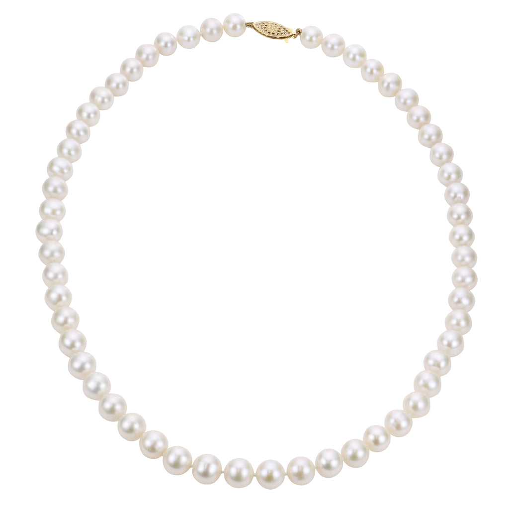 14KT "A" Quality Freshwater Pearl Strand