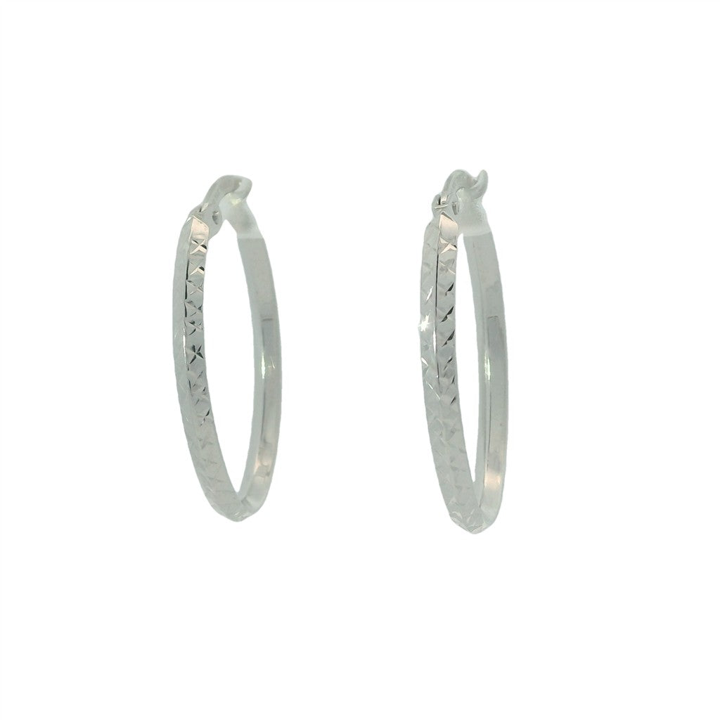 Candela Hoop Oval Earrings