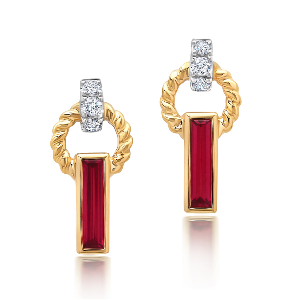 Ruby Earrings
